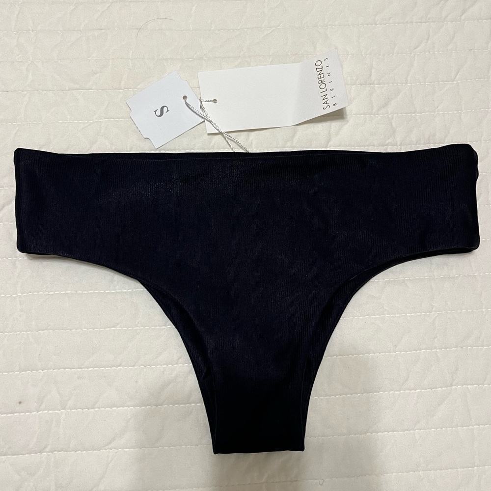 San Lorenzo Black Bikini Bottom